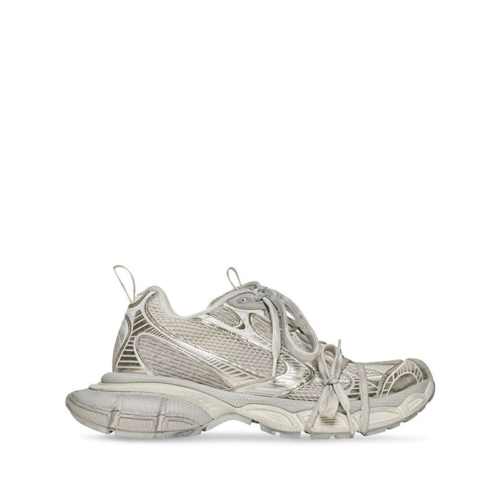 Worn-Out Effect Mesh 3Xl Sneakers Women